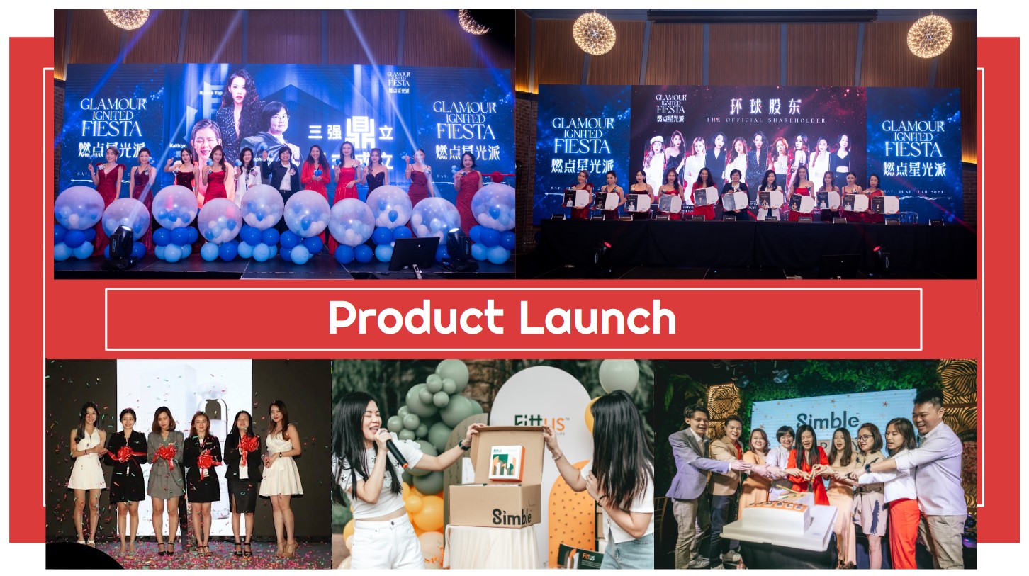 Product launch events organized or managed by MUV Events